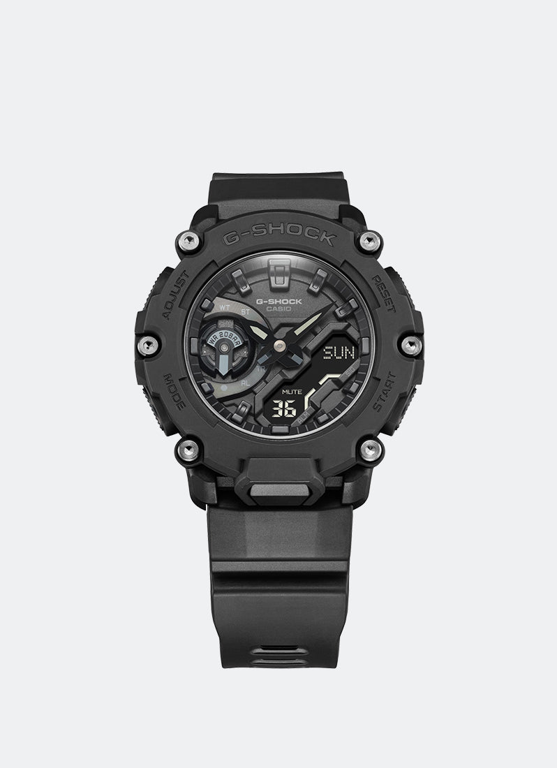 Jam Tangan G-SHOCK Digital analog Black Dial Black Resin Strap