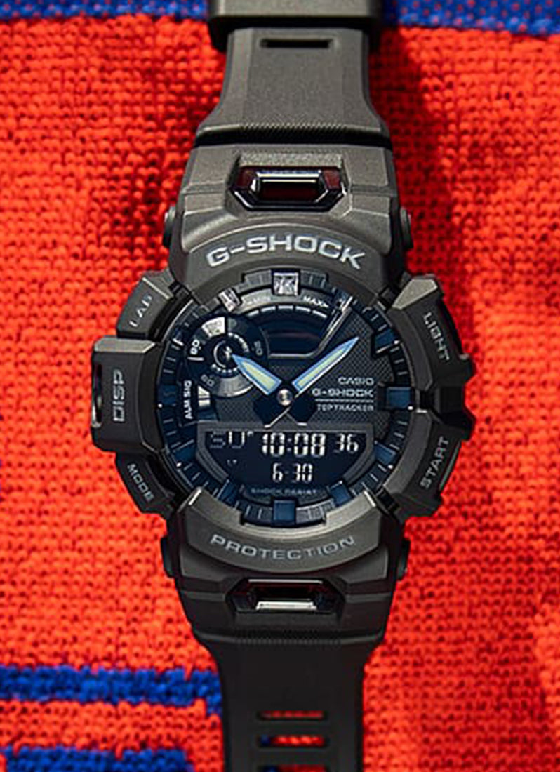 G-Shock Digital analog Black Dial Black Resin Strap 48.9mm Men GBA-900-1ADR