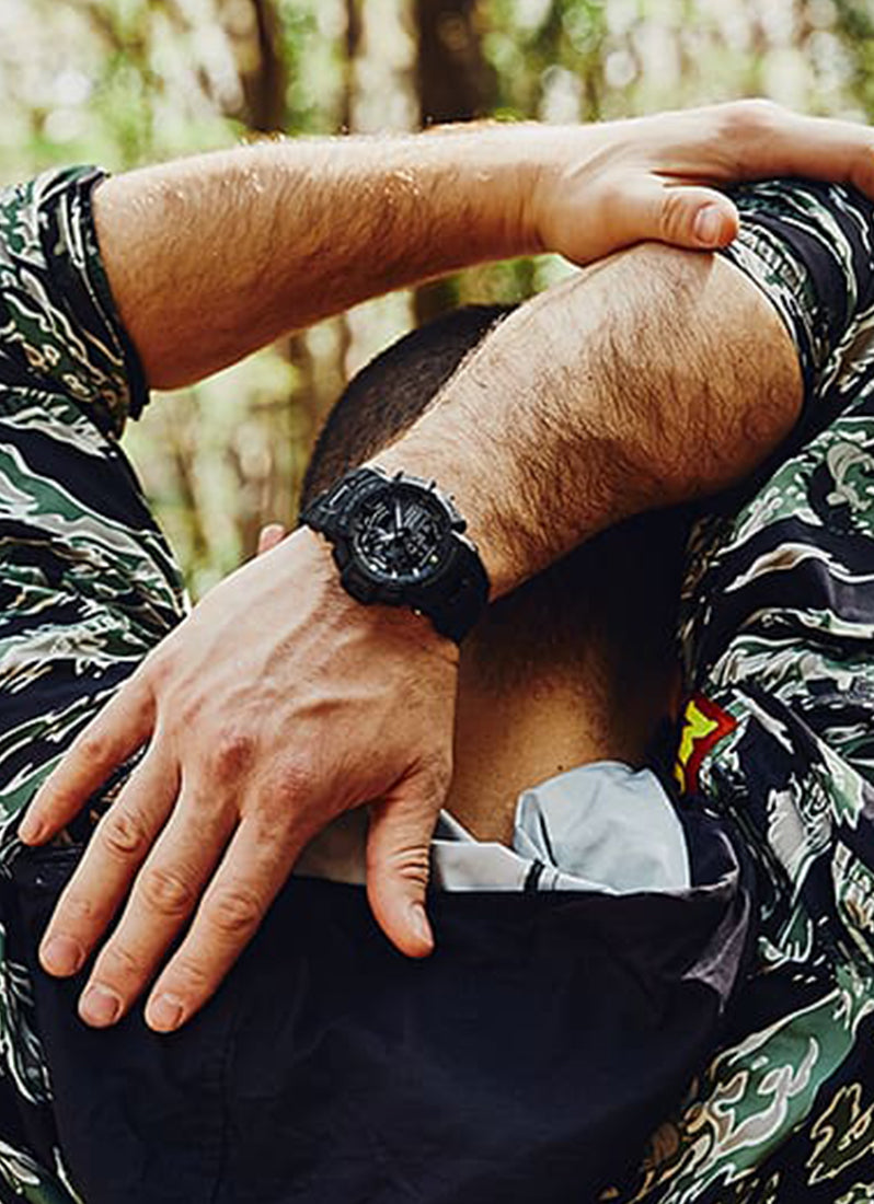 G-Shock Digital analog Black Dial Black Resin Strap 48.9mm Men GBA-900-1ADR - [Clearance Sale]