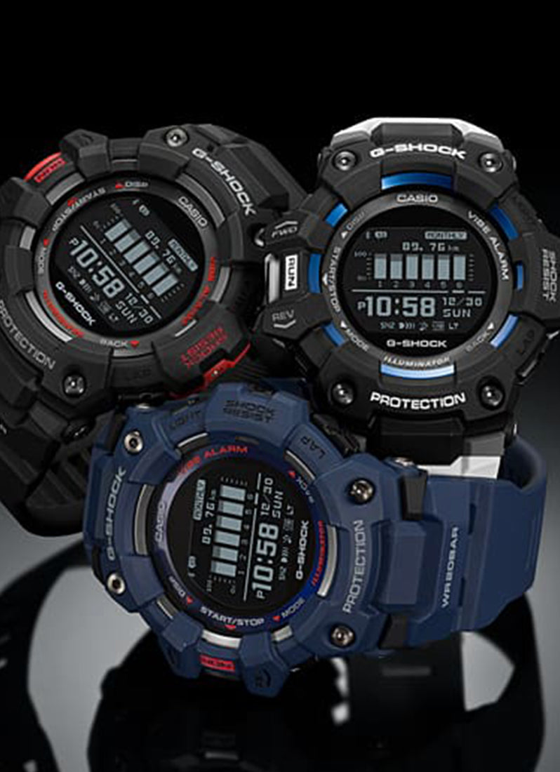 G-Shock Digital analog Black Dial Black Resin Strap 49.3mm Men GBD-100-1DR - [Clearance Sale]