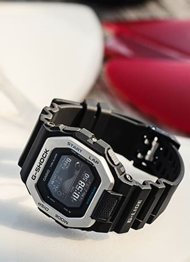G-SHOCK Digital Black Resin Strap 46mm Men GBX-100-1DR - [Clearance Sale]