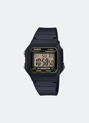 Jam Tangan CASIO Digital Black Resin Strap 41.2mm Women W-217H-9AVDF