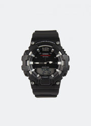 Jam Tangan Casio Digital Analog Black Resin Strap 53,3 mm Men HDC-700-1AVDF