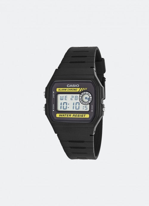 Jam Tangan Casio Digital Black Resin Strap 33.2mm Ladies F-94WA-9DG