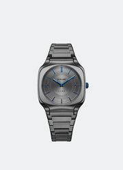 Jam Tangan D1 Milano Square Bracelet 37 Mm - Titanium Plating D1-SQBJ02