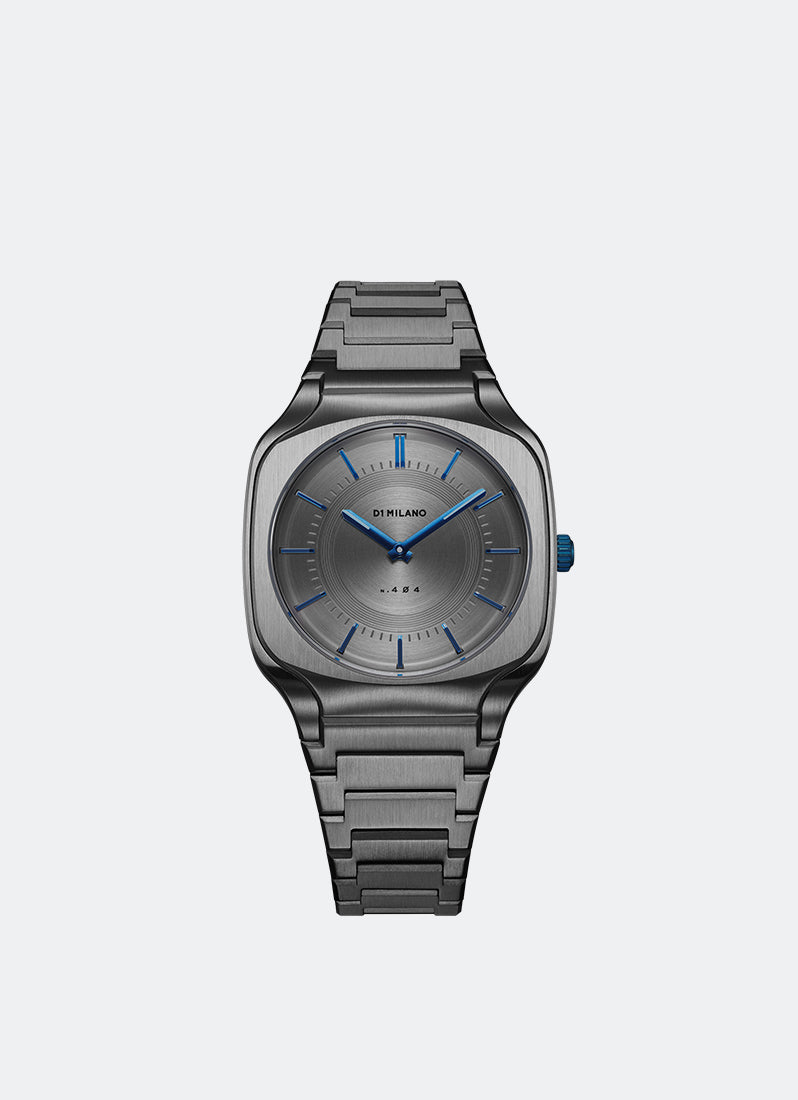 Jam Tangan D1 Milano Square Bracelet 37 Mm - Titanium Plating D1-SQBJ02