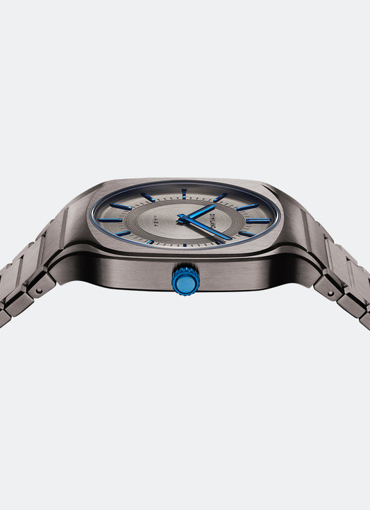 Jam Tangan D1 Milano Square Bracelet 37 Mm - Titanium Plating D1-SQBJ02