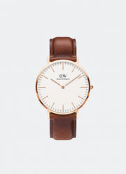 Jam Tangan Daniel Wellington Classic St. Mawes 40mm Rose Gold DW00100006