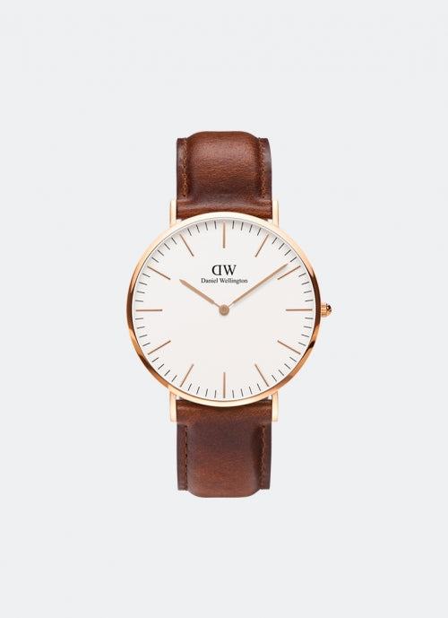 Jam Tangan Daniel Wellington Classic St. Mawes 40mm Rose Gold DW00100006