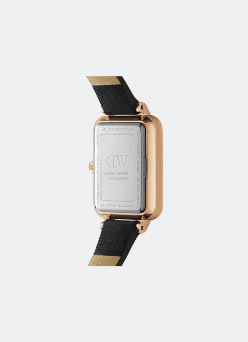 Jam Tangan Daniel Wellington Quadro 20x26 Pressed Sheffield Black DW00100435