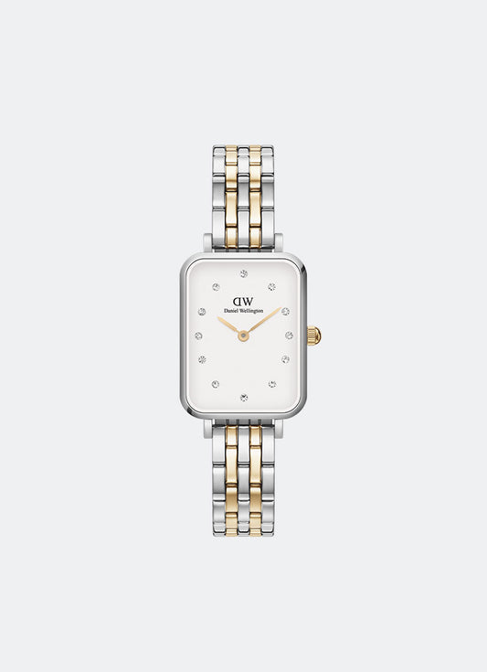 Jam Tangan Daniel Wellington Quadro Lumine 5-Link Two Tone DW00100625