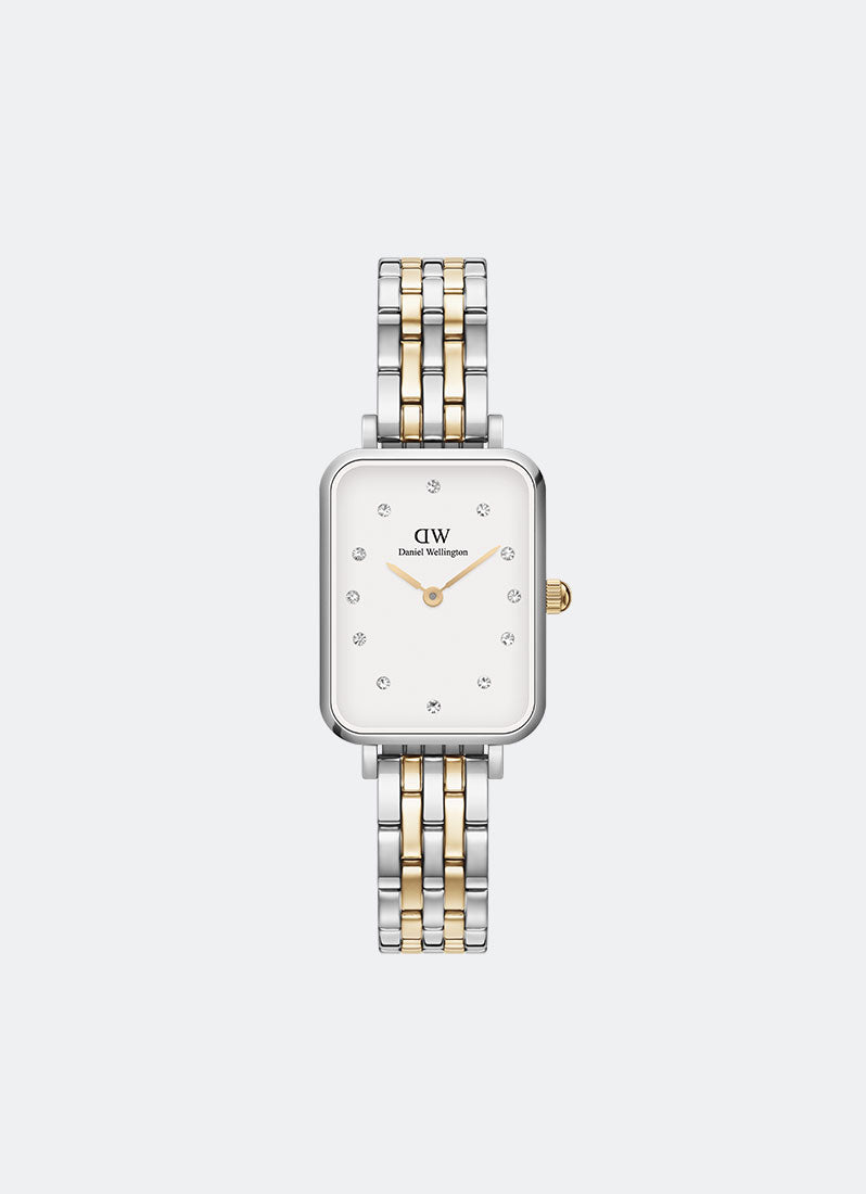Jam Tangan Daniel Wellington Quadro Lumine 5-Link Two Tone DW00100625