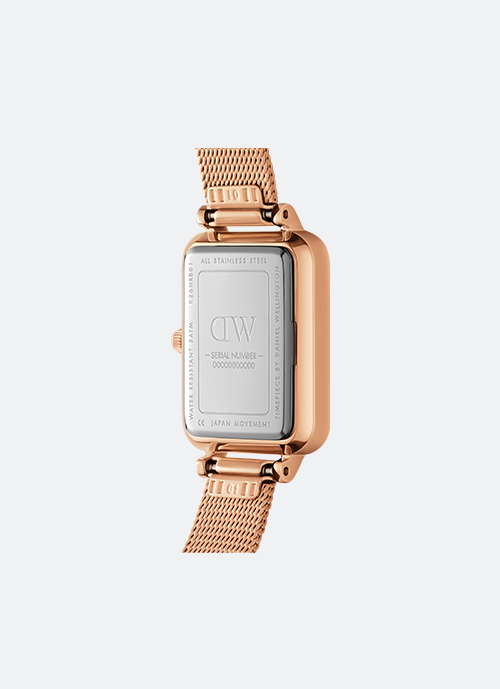 Jam Tangan Daniel Wellington Quadro Unitone Rose Gold DW00100484