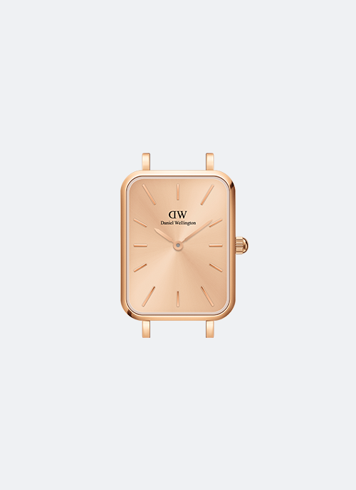 Jam Tangan Daniel Wellington Quadro Unitone Rose Gold DW00100484