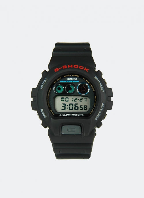 Jam Tangan G-Shock Digital Black Dial Black Resin Strap 53,2 mm Men DW-6900-1VDR