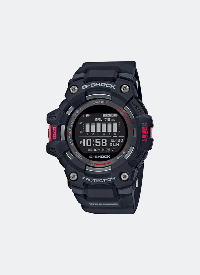 G-Shock Digital analog Black Dial Black Resin Strap 49.3mm Men GBD-100-1DR 