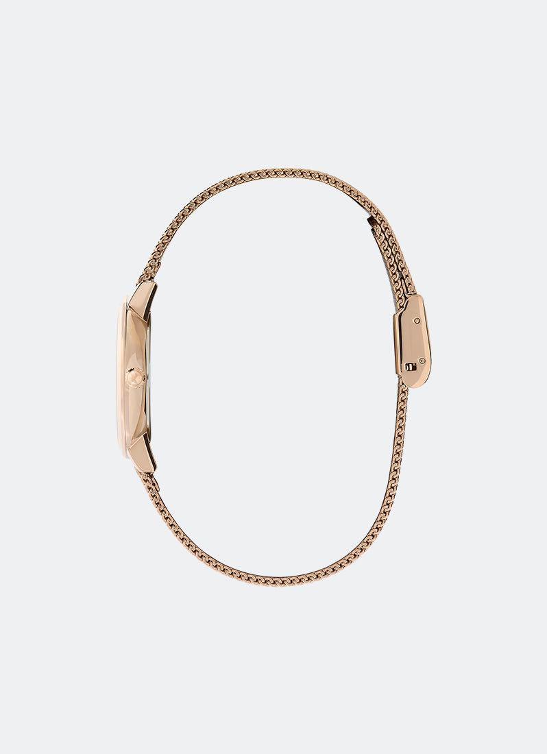 Jam Tangan Olivia Burton Bee Ultra Slim Carnation Gold Mesh Watch 28mm - 24000020