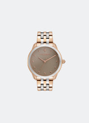 Jam Tangan Olivia Burton Starlight Grey & Two Tone Bracelet Watch 36mm - 24000050
