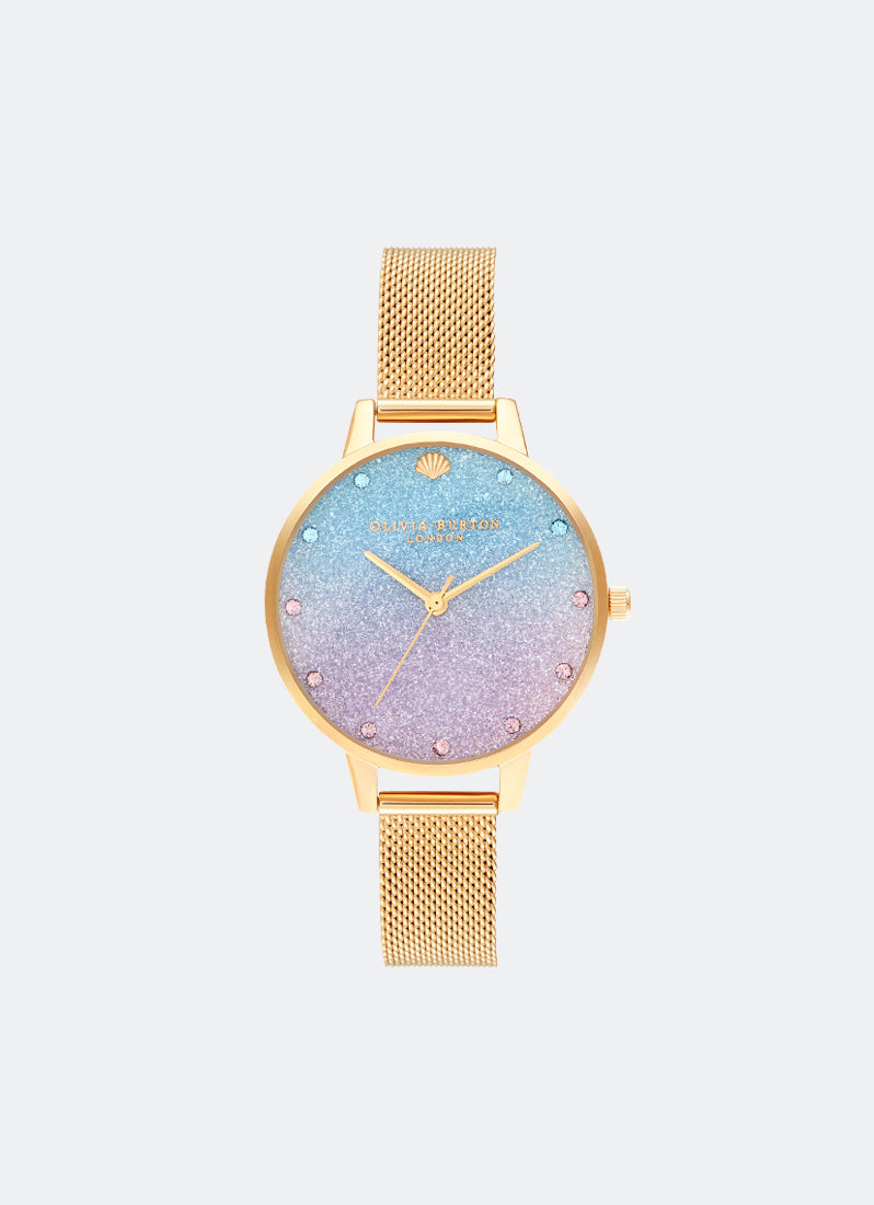 Glitter Ombre Demi Dial Sparkle Markers Gold Mesh - OB16US48