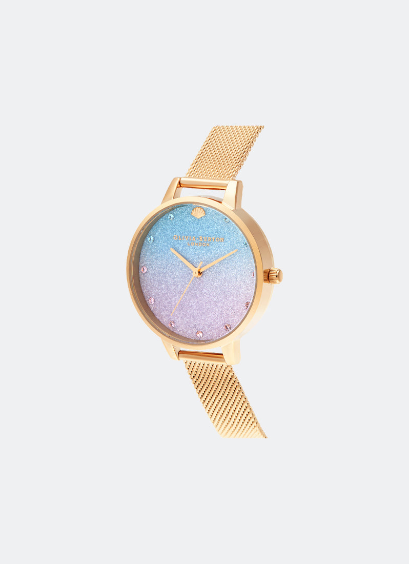 Glitter Ombre Demi Dial Sparkle Markers Gold Mesh - OB16US48