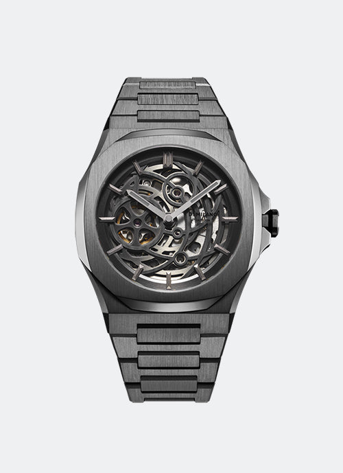 Skeleton Bracelet 41.5mm - Gun Metal D1-SKBJ11