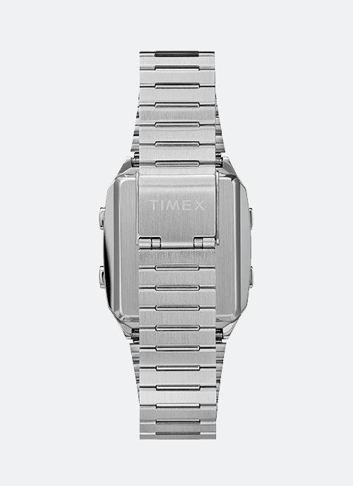 Q Timex Reissue Digital LCA 32.5mm  Stainless Steel Bracelet Watch - TW2U72400