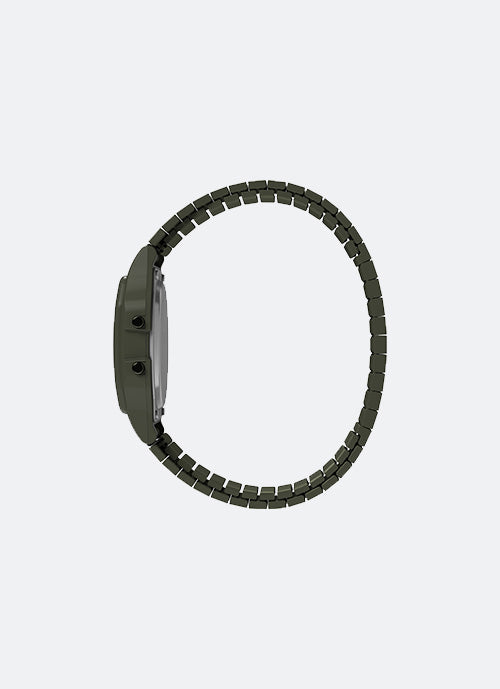 Timex T80 Perfect Fit Expansion Band Olive - TW2U94000